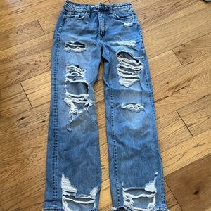 😊Flying Monkey Light Blue Denim Jeans. BUCKLE
